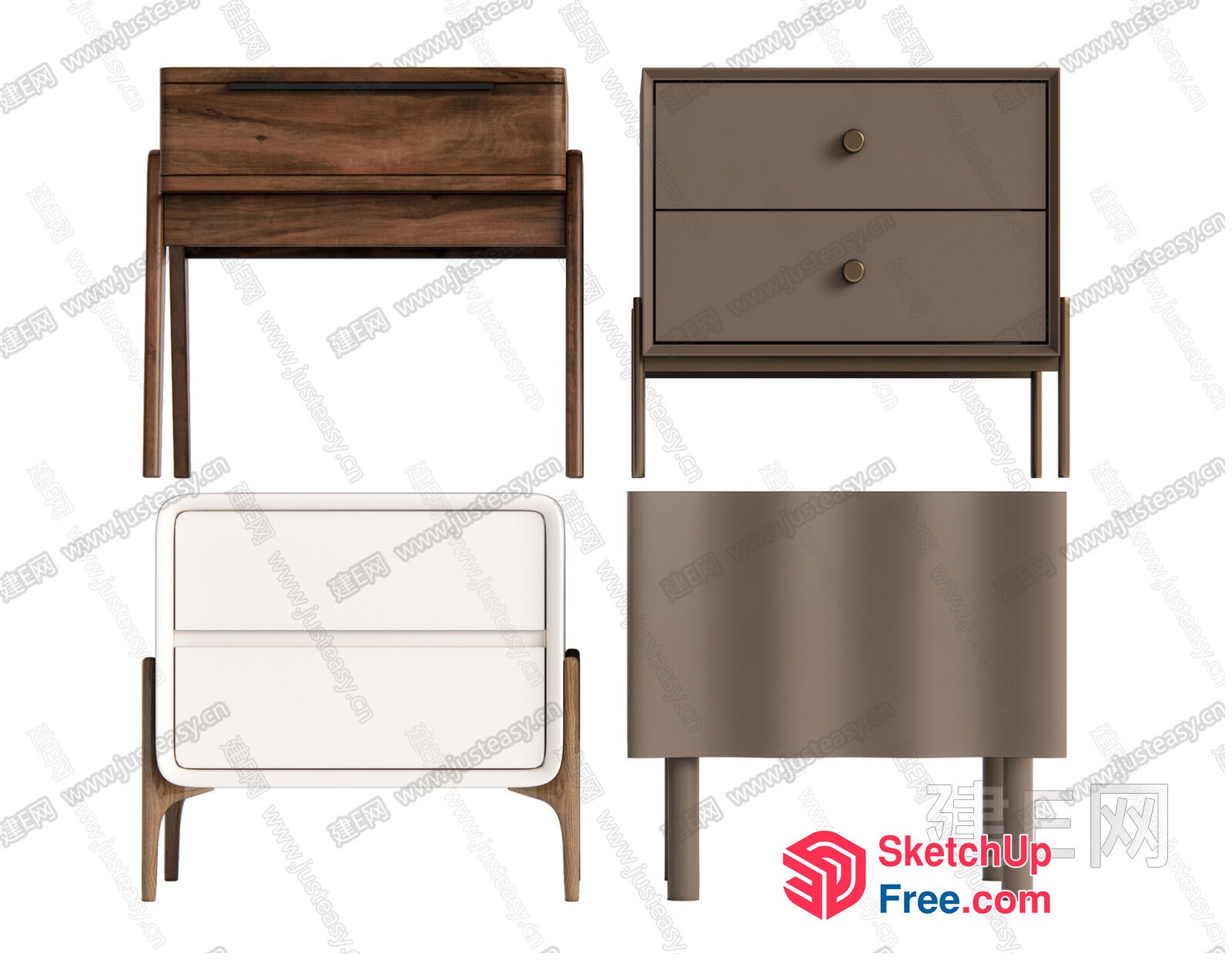Modern Minimalist Furniture Collection 3D SketchUp File