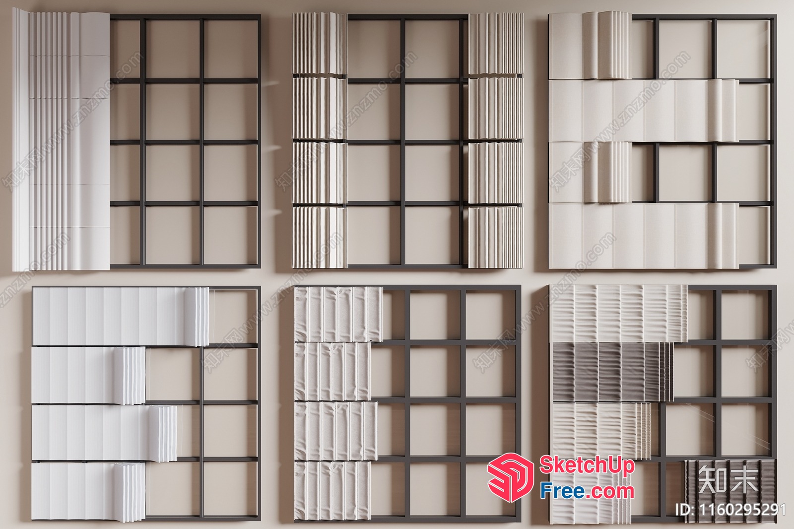 Modern Minimalist Wall Decorations 3D SketchUp File