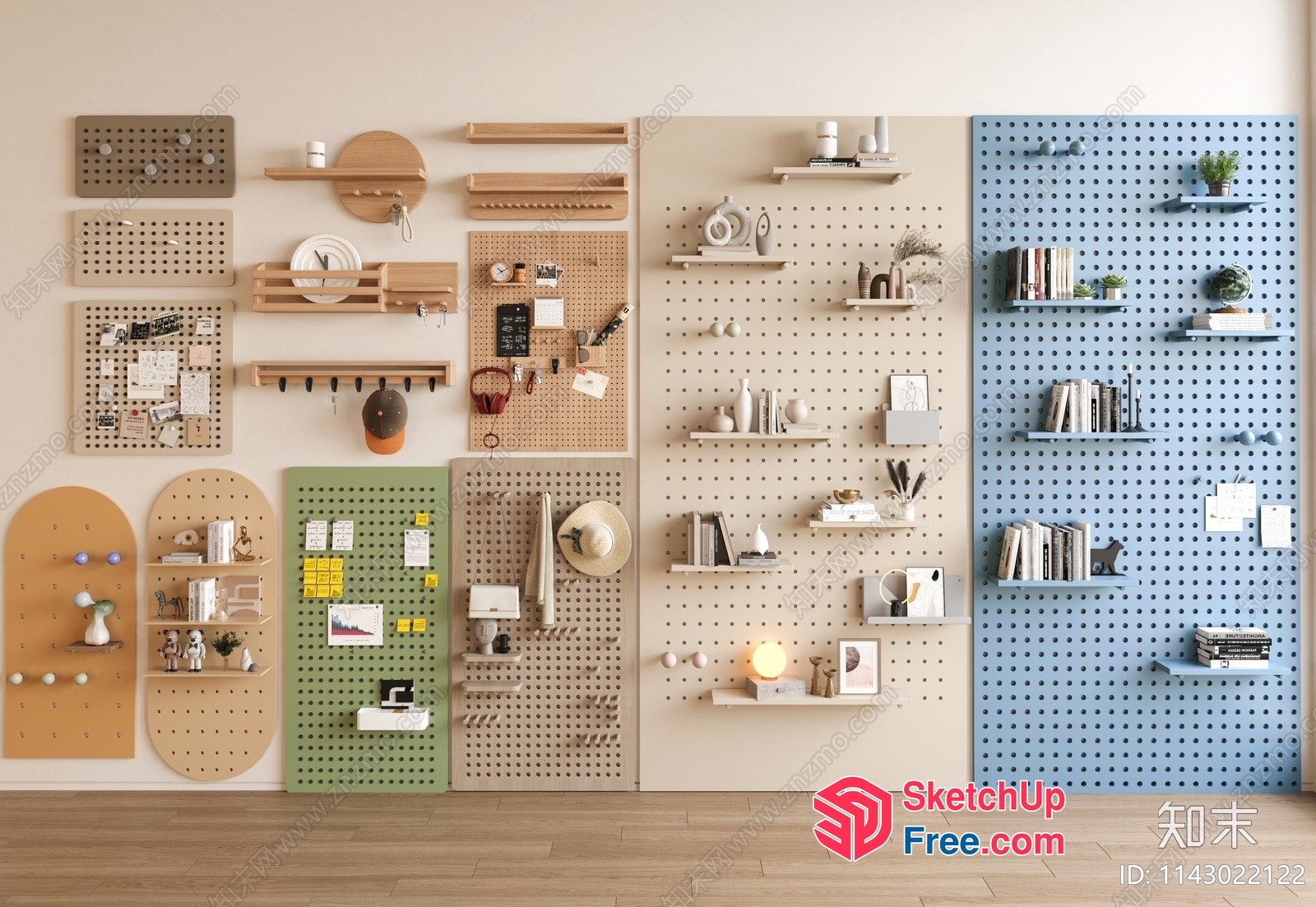 Organized Storage Solutions For Various Items 3D SketchUp File