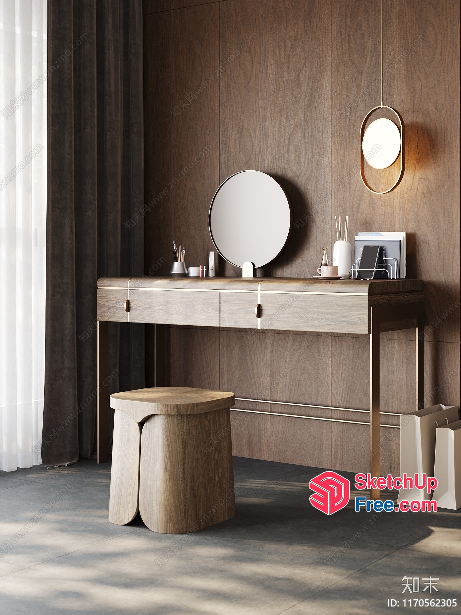 Minimalist Japanese Style Home Decor 3D SketchUp File