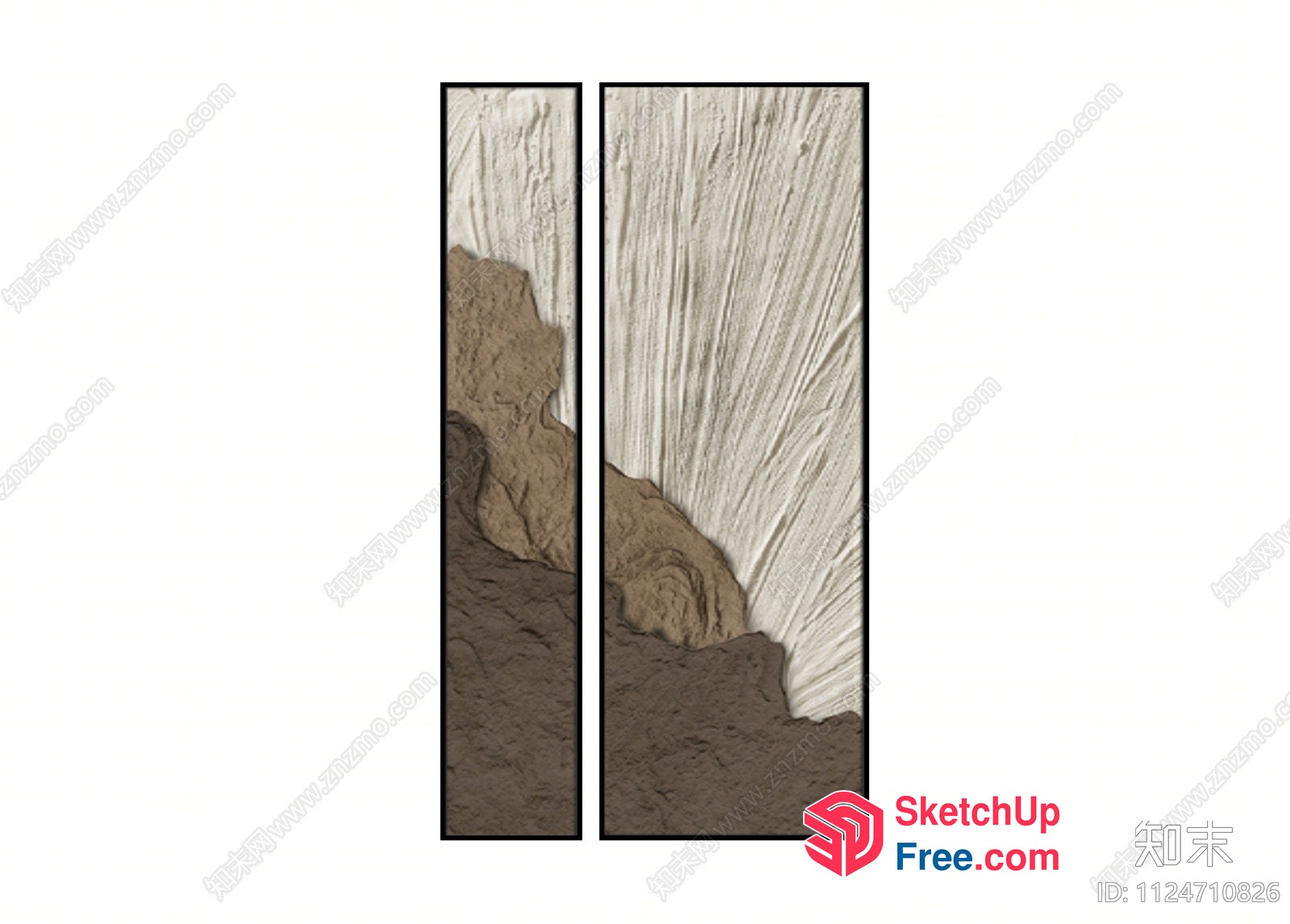 Carved Wooden Door And Window Panels 3D SketchUp File