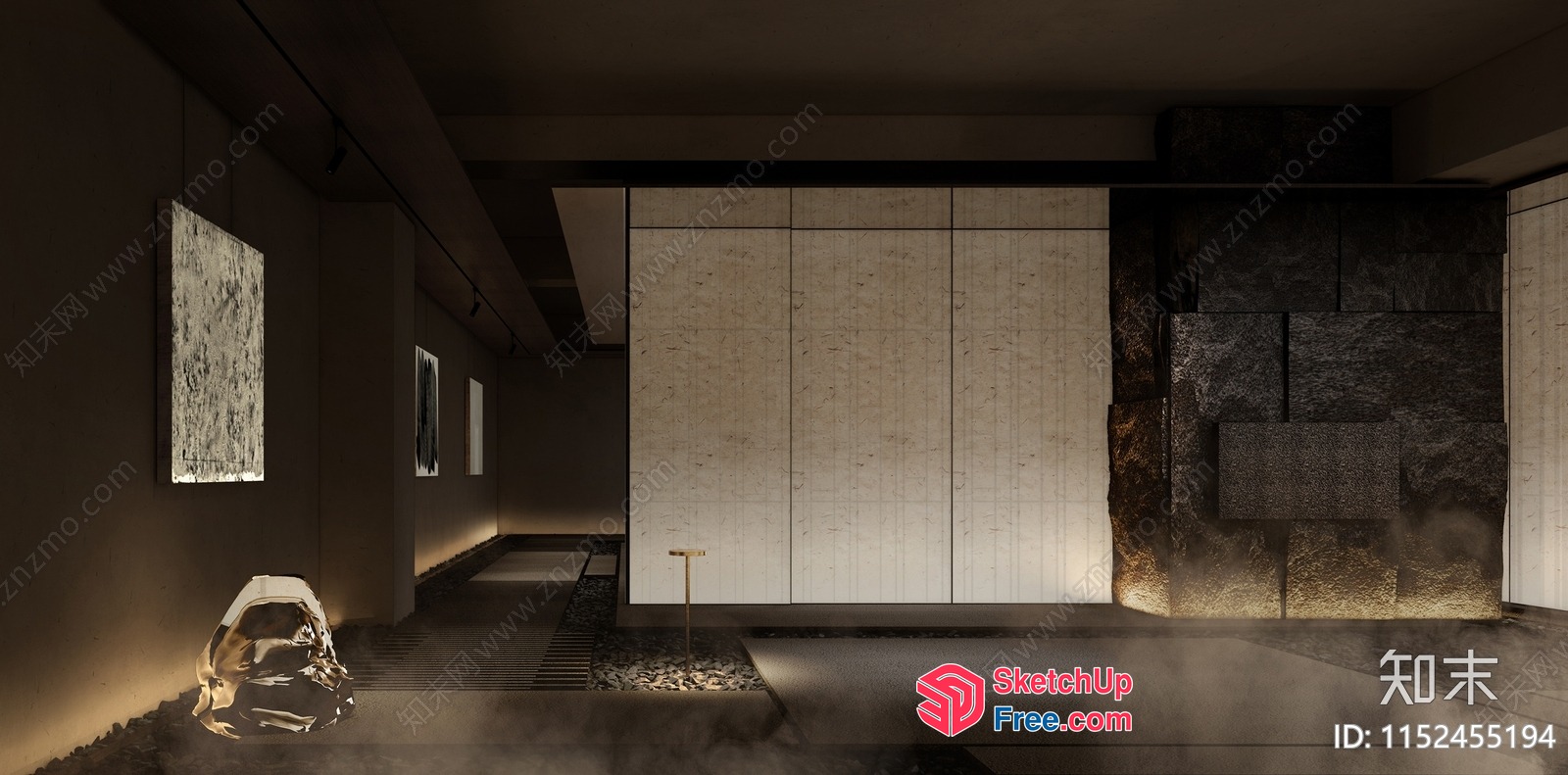 Modern Minimalist Interior With Sleek And Elegant Design 3D SketchUp File