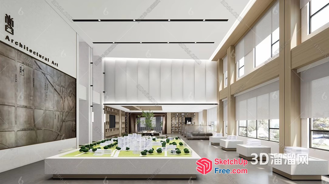 Architectural Art Interior 3D SketchUp File