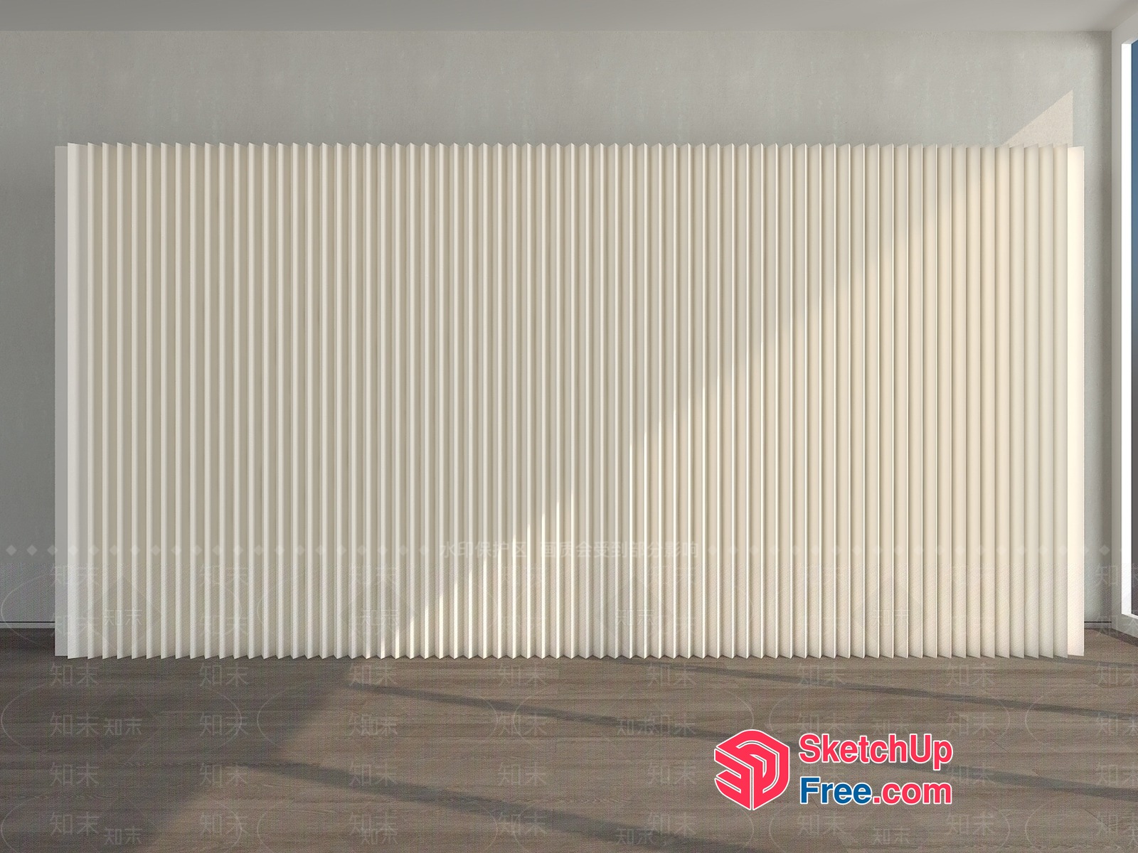 Elegant Partition Screen 3D SketchUp File