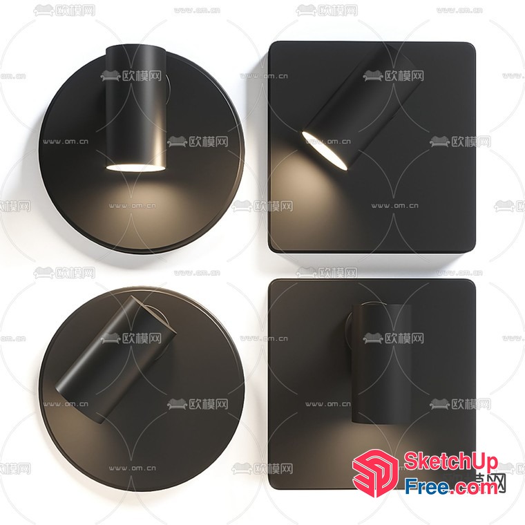 Modern Minimalist Light Fixtures 3D SketchUp File