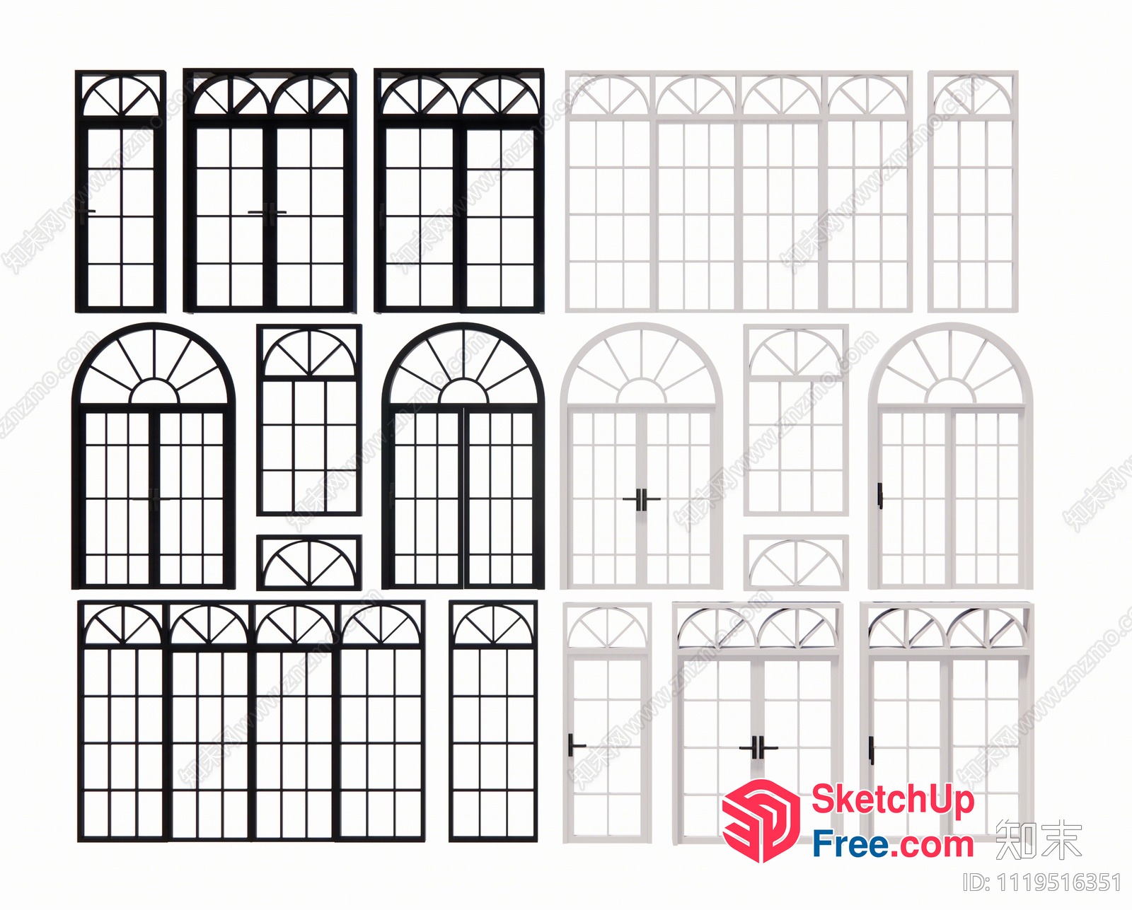 Architectural Window And Door Collection 3D SketchUp File