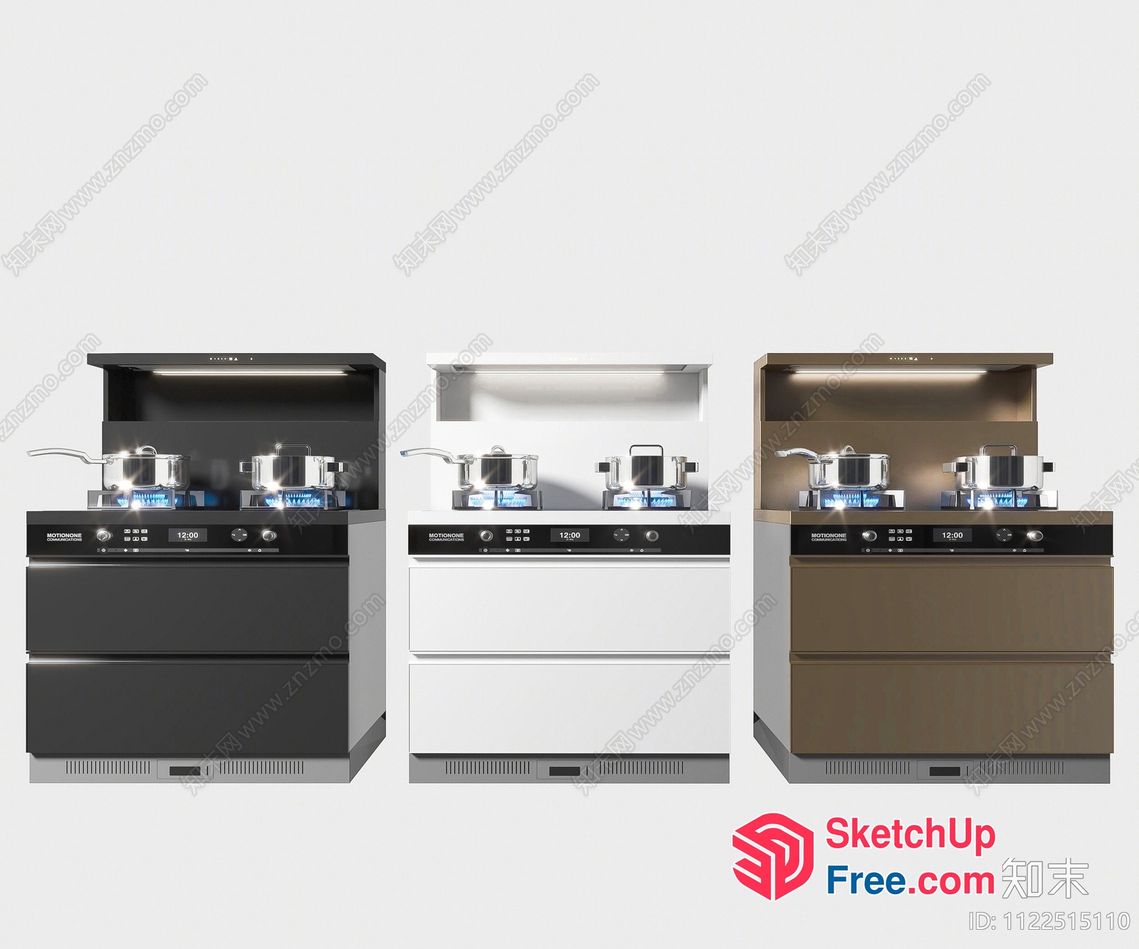 Modern Kitchen Appliances And Utensils 3D SketchUp File