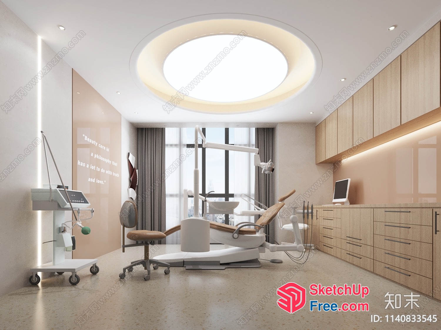 Modern Dental Clinic Interior Design 3D SketchUp File