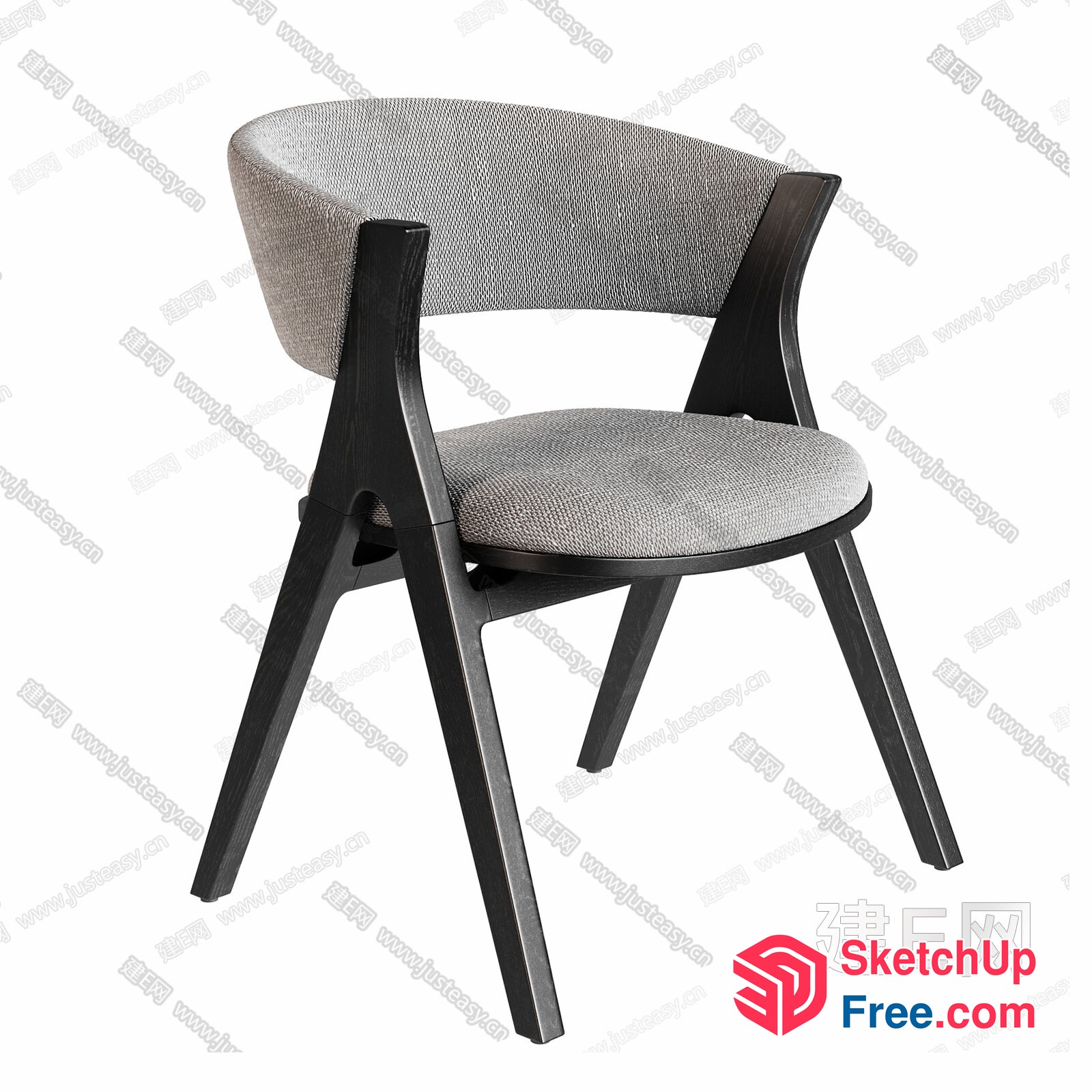 Modern Minimalist Design Chair 3D SketchUp File