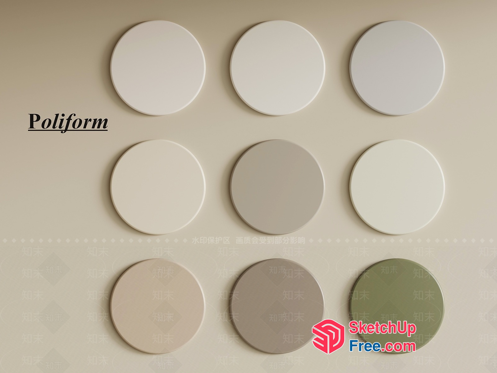 Poliform Furniture 3D SketchUp File