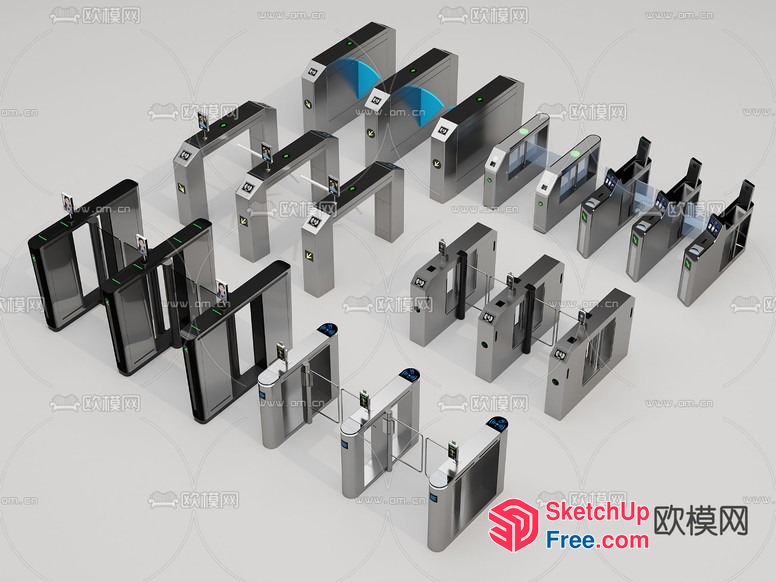 Turnstile Collection 3D SketchUp File