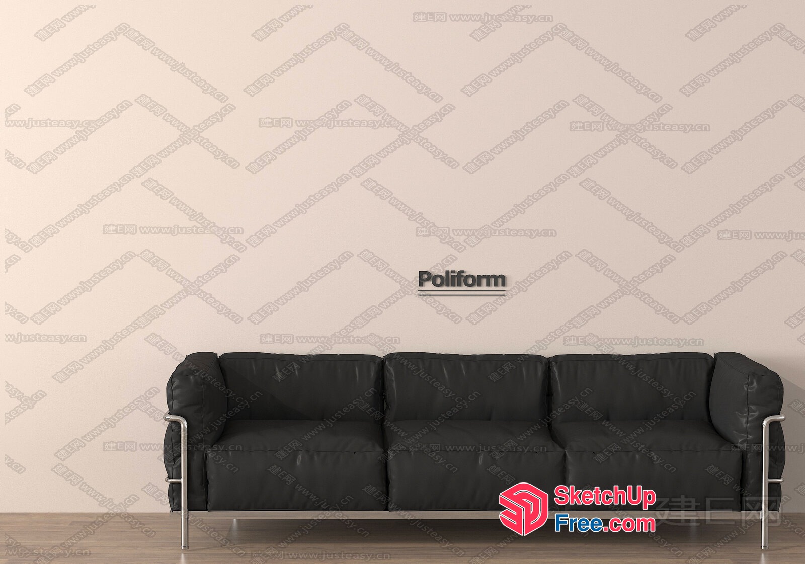 Poliform Sofa 3D SketchUp File