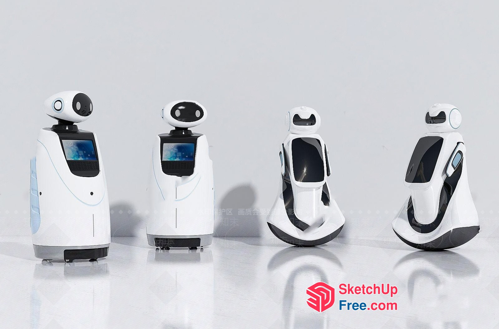 Futuristic Robot Designs For Modern Spaces 3D SketchUp File