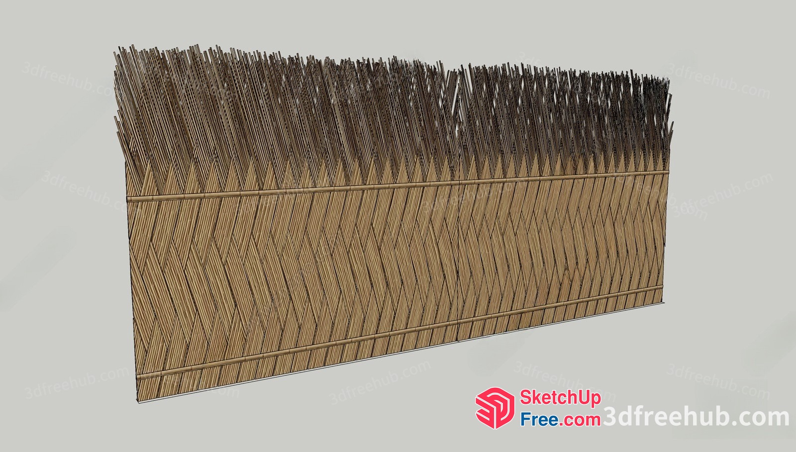 Wooden Partition Screen 3D SketchUp File