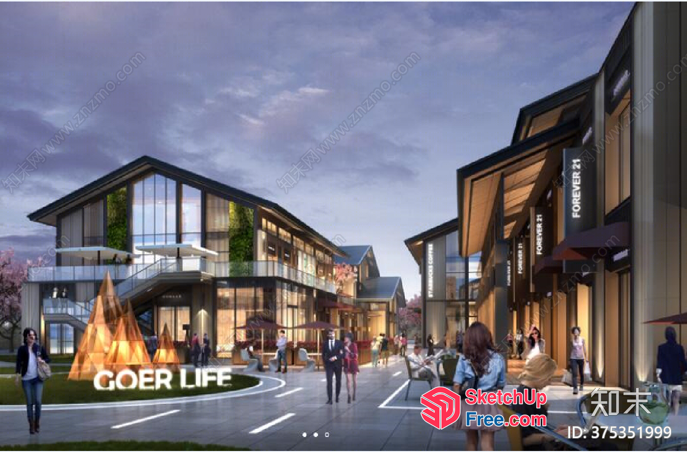 Commercial Street Cladding 3D SketchUp File