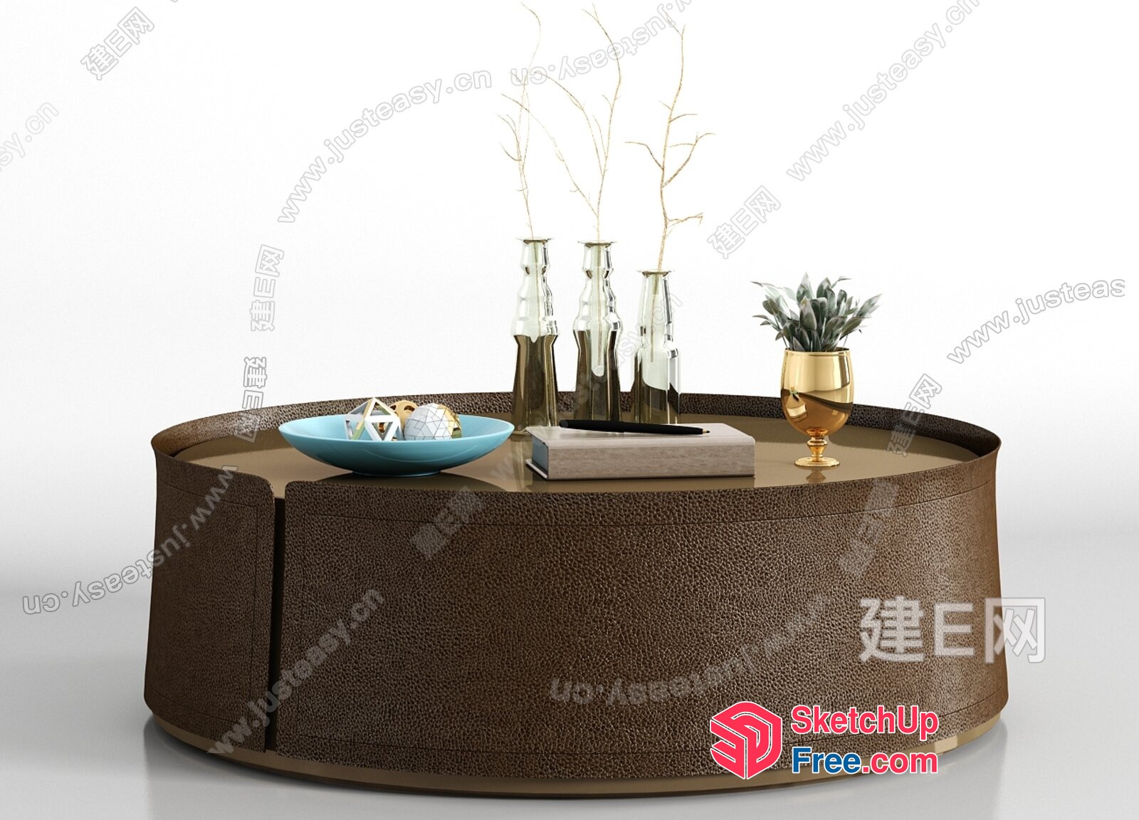 Modern Furniture Arrangement In A Contemporary Style 3D SketchUp File