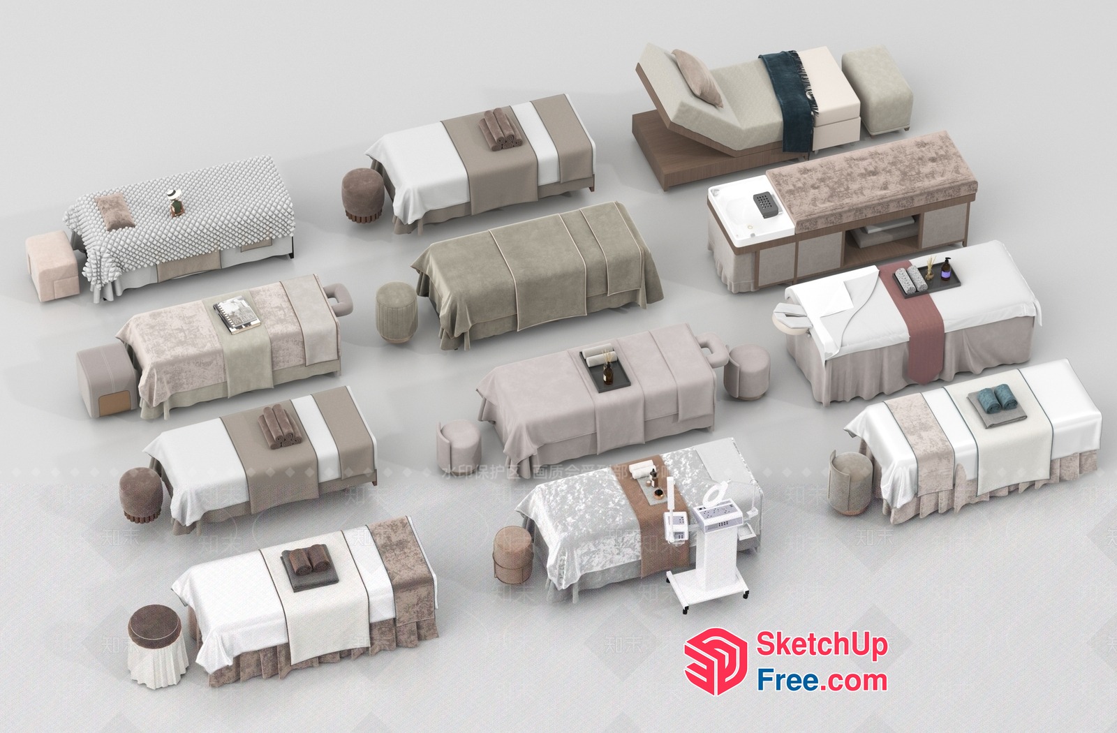 Luxurious Spa And Wellness Center 3D SketchUp File