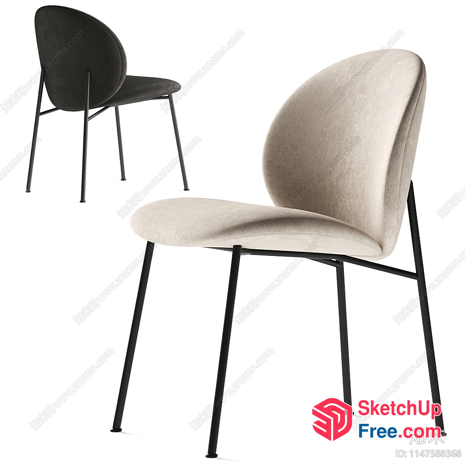 Modern Minimalist Chair Design 3D SketchUp File