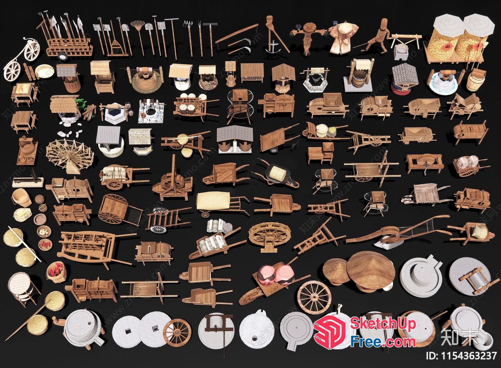 3D Models Of Various Objects 3D SketchUp File
