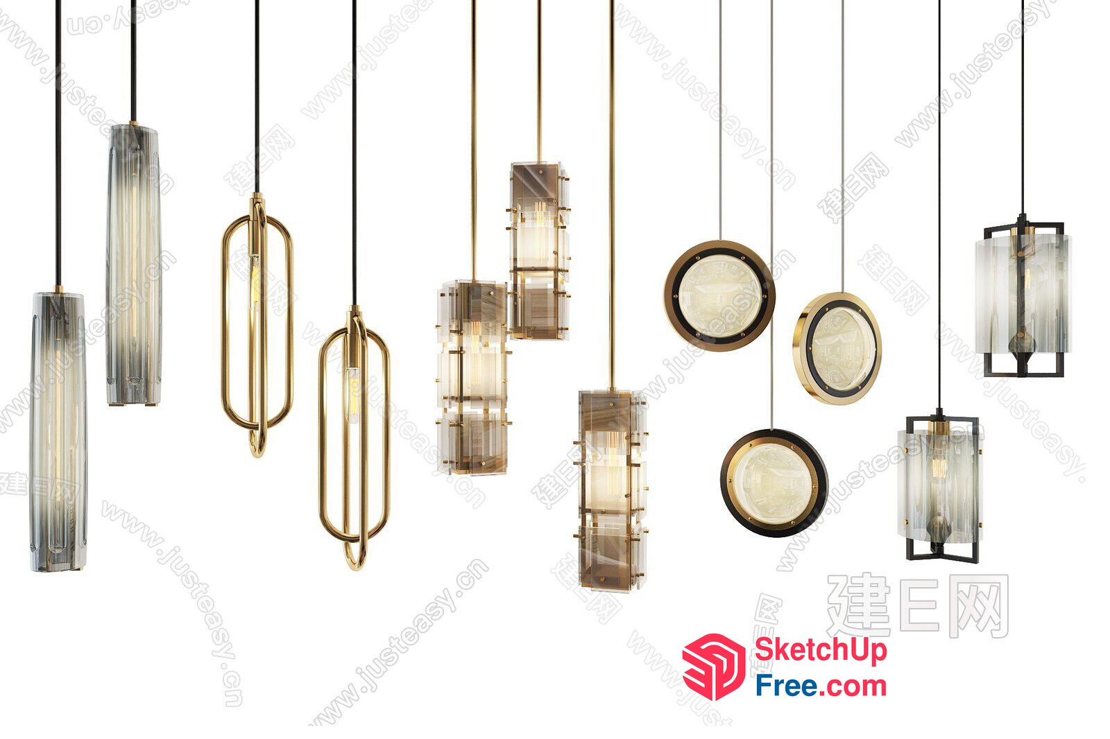 Elegant Lighting Fixtures 3D SketchUp File