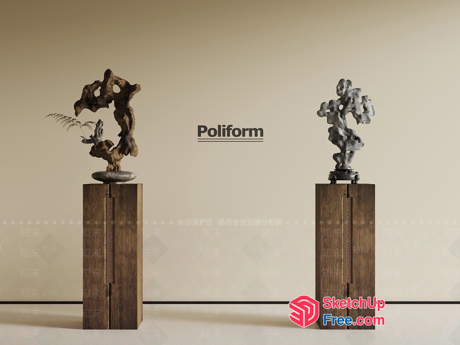 Poliform Interior Decor 3D SketchUp File