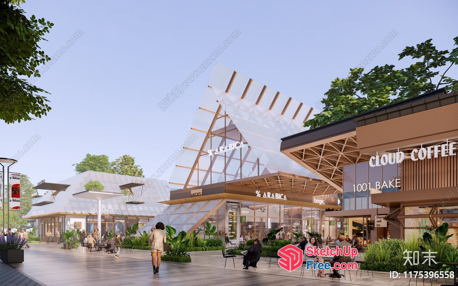 Commercial Street Cladding 3D SketchUp File