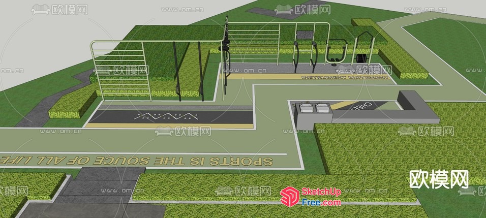 Sports Is The Source Of All Life 3D SketchUp File