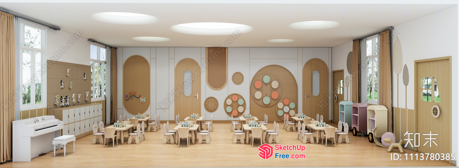Modern And Cozy Children'S Playroom 3D SketchUp File