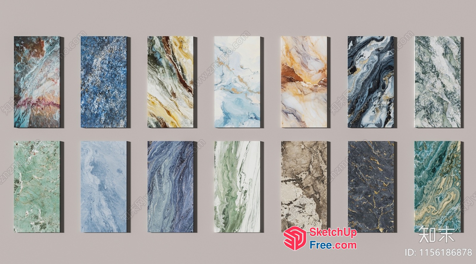 Marble Patterns And Designs 3D SketchUp File
