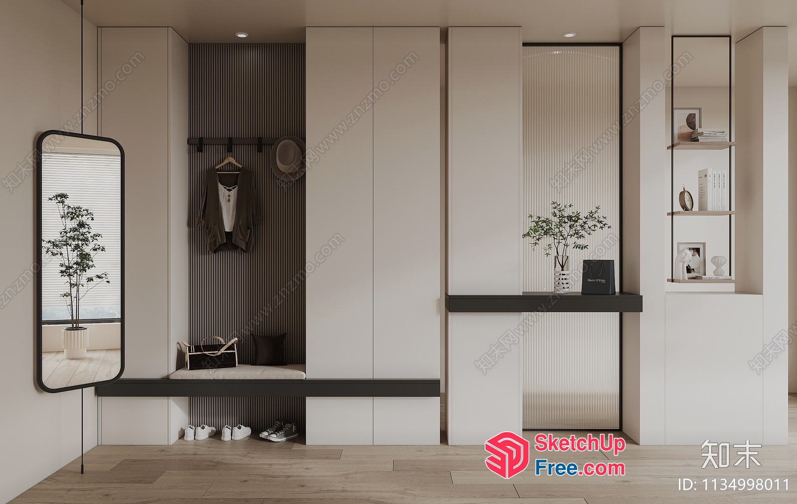 Minimalist Style Modern Interior Design 3D SketchUp File