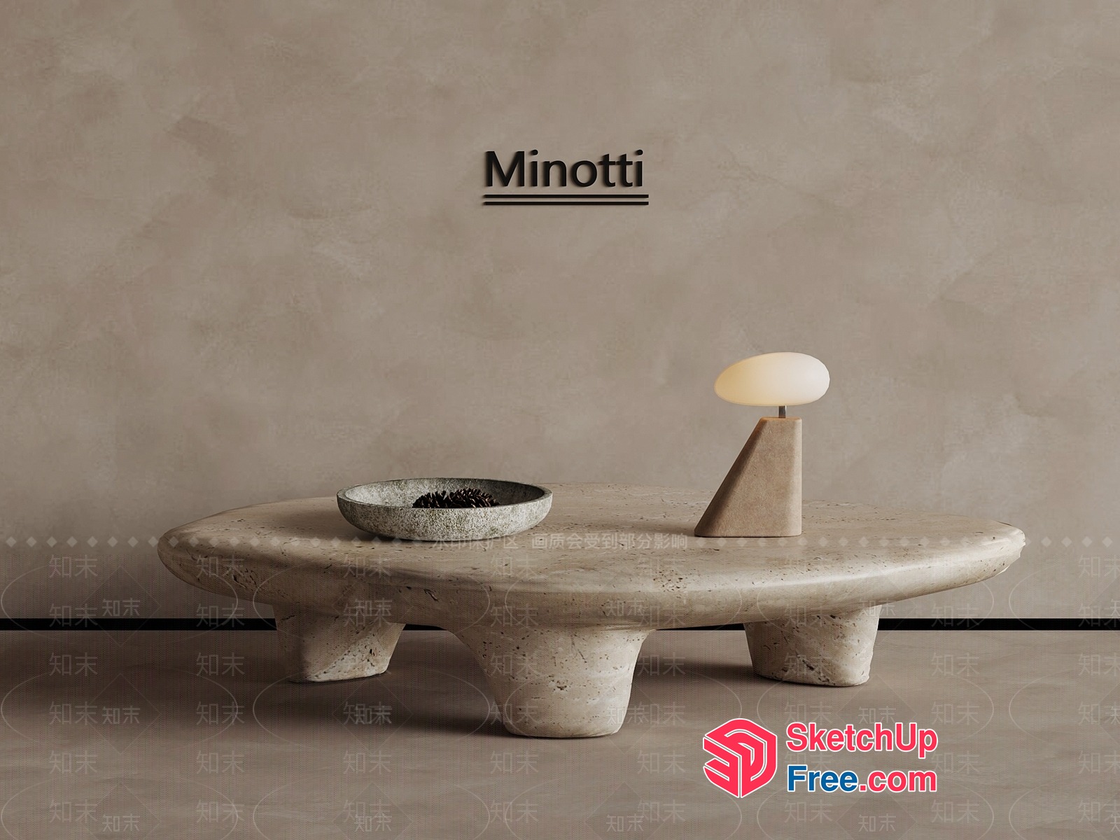 Minotti Furniture Collection 3D SketchUp File