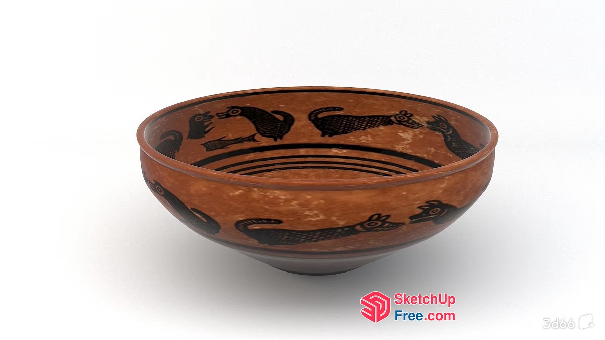 Animal Decorative Bowl 3D SketchUp File