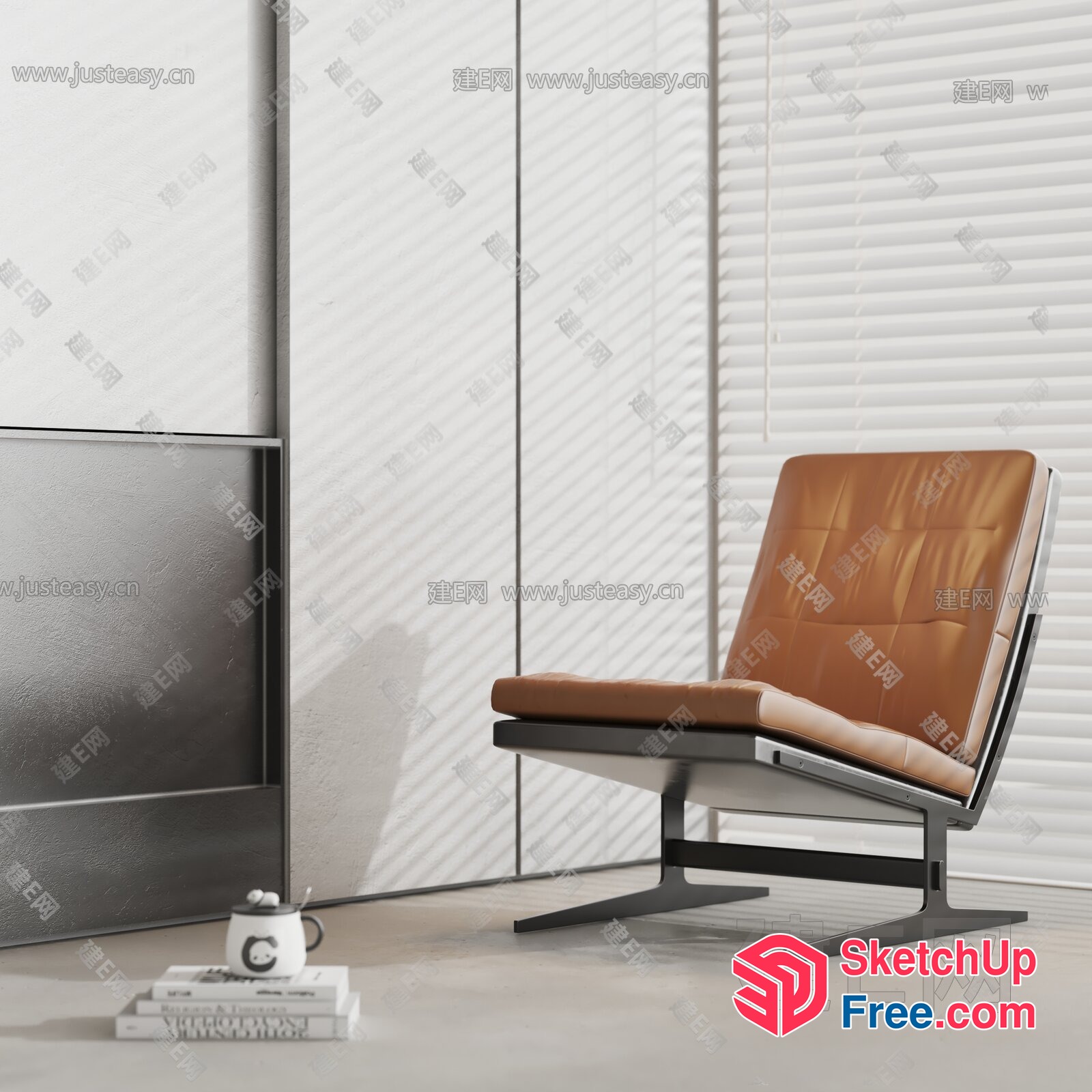 Modern Minimalist Interior Design 3D SketchUp File