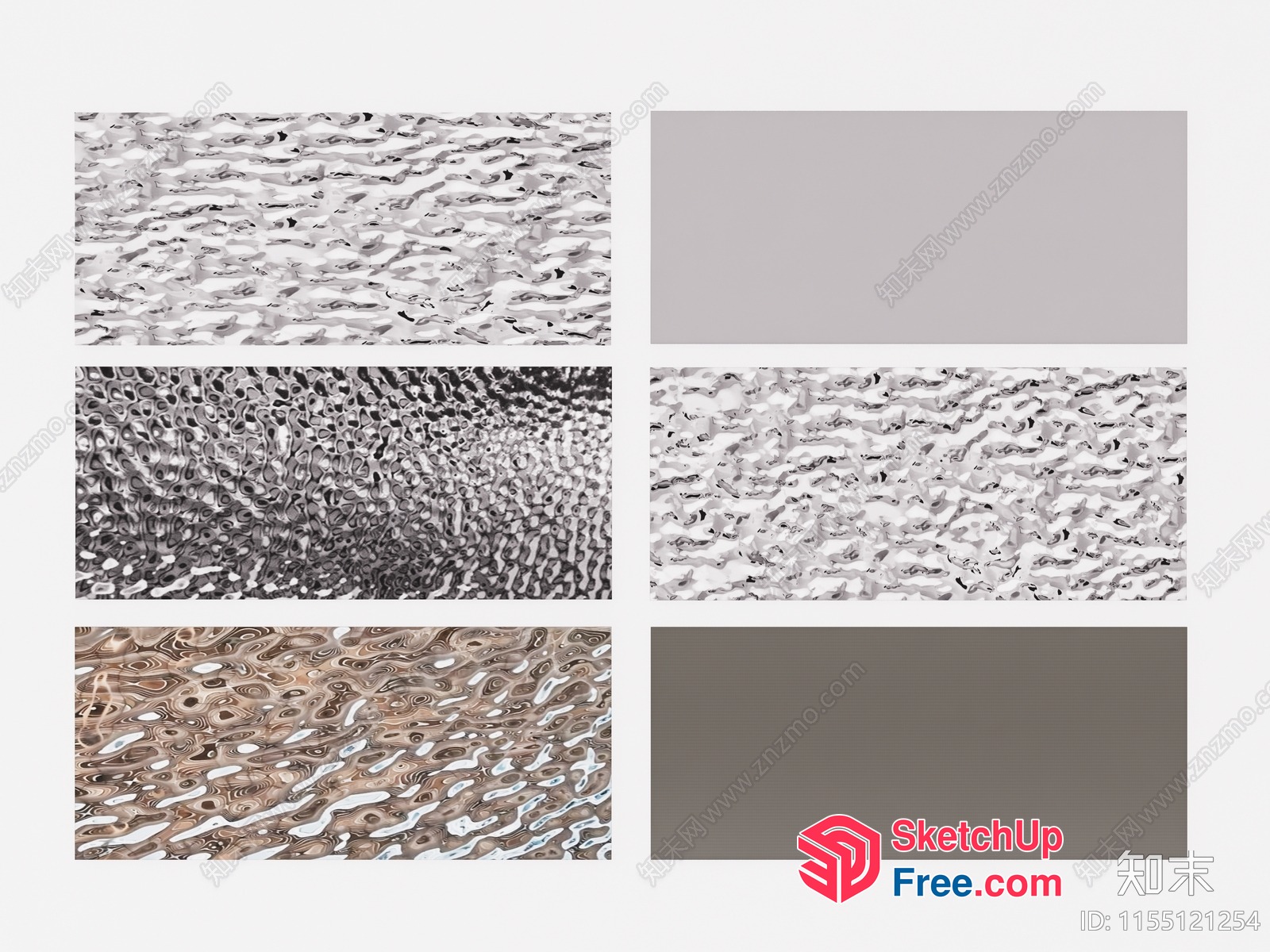 Textured Patterned Wall Panels 3D SketchUp File