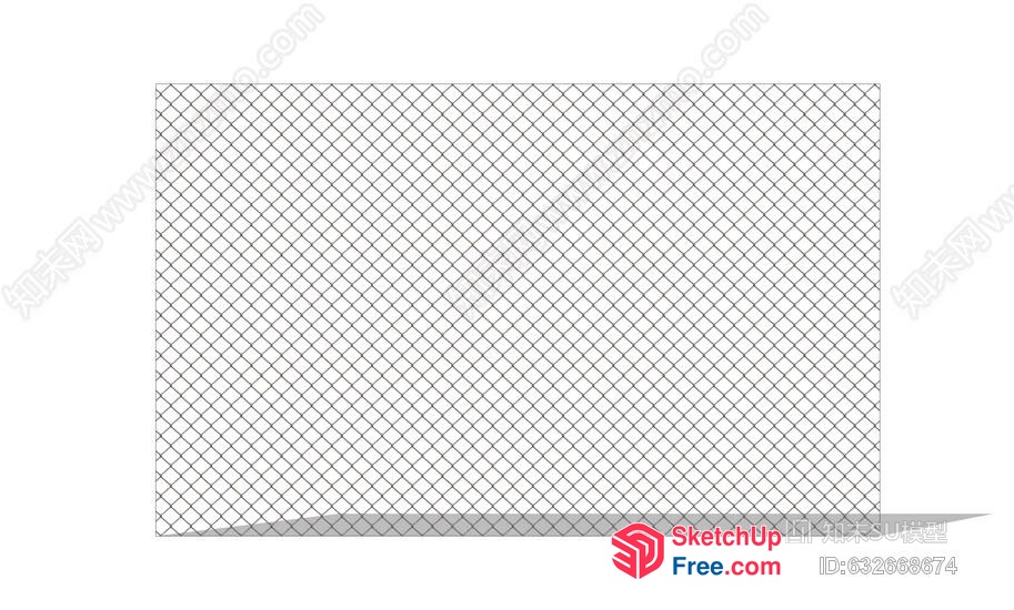 Glass Curtain Wall 3D SketchUp File