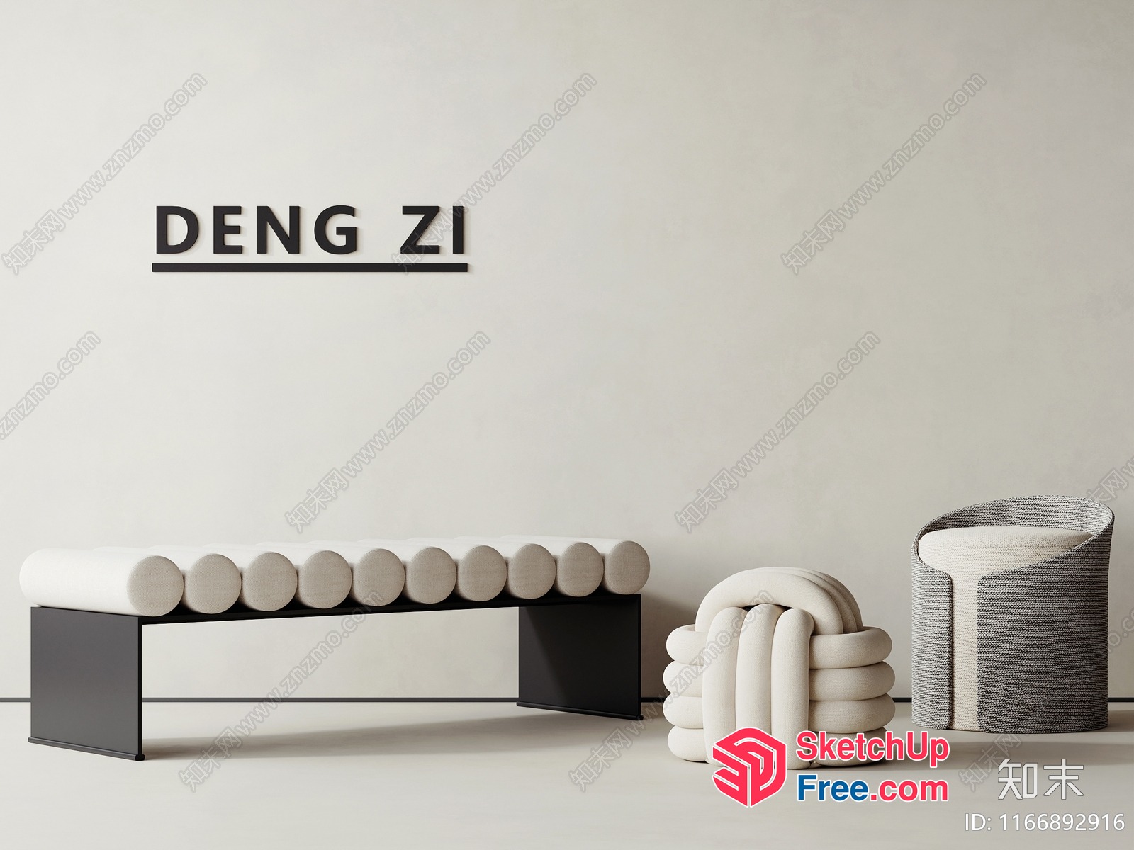 Modern Minimalist Interior Design 3D SketchUp File