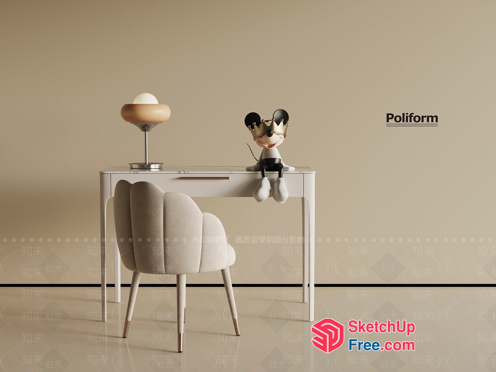 Poliform Furniture Collection 3D SketchUp File
