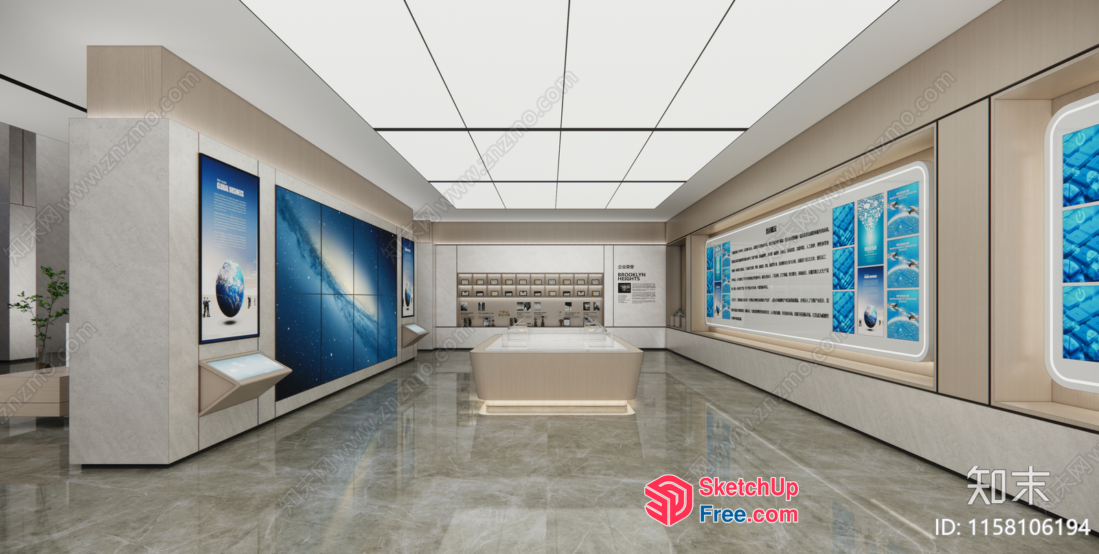 Modern Interior With Sleek And Minimalist Aesthetic 3D SketchUp File