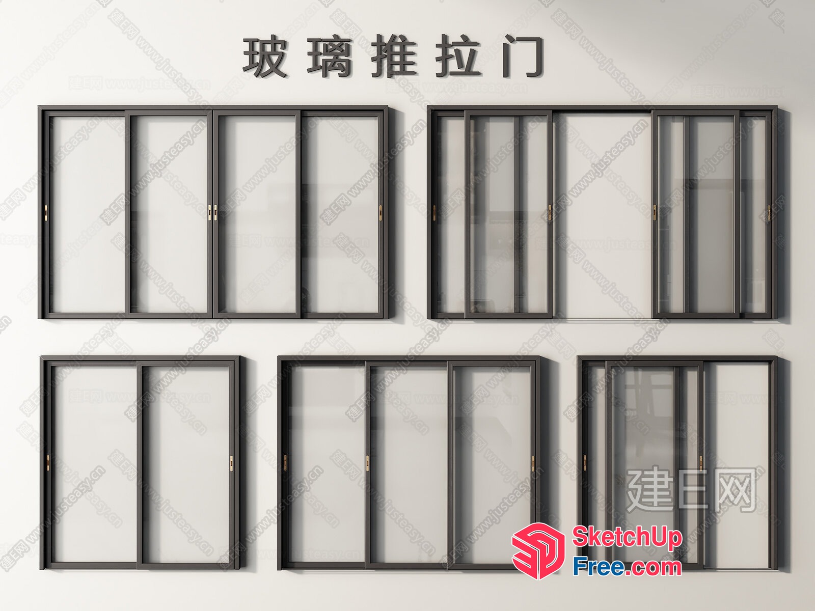 Sliding Window Collection 3D SketchUp File