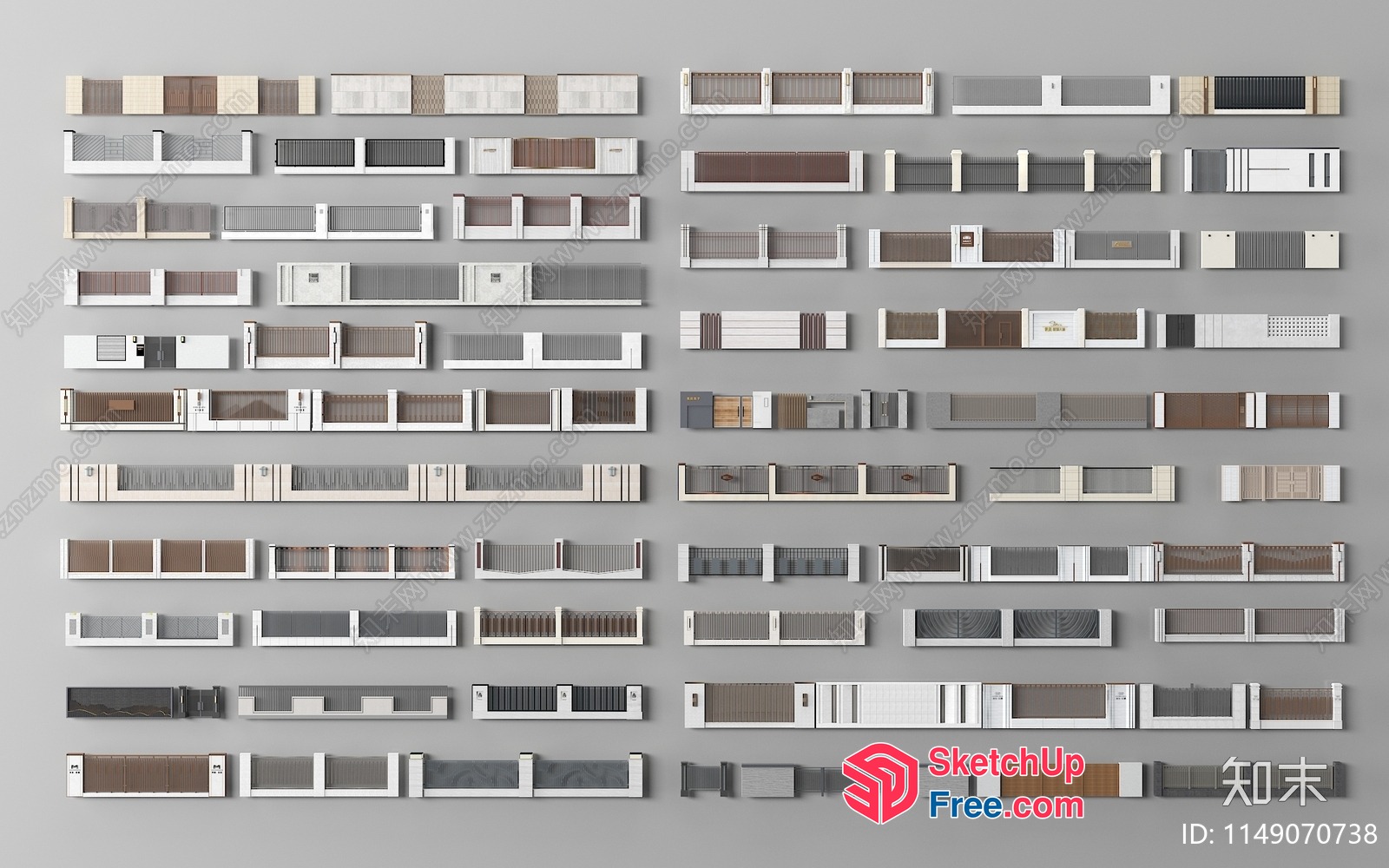Modern Doors And Windows Interior Decor 3D SketchUp File