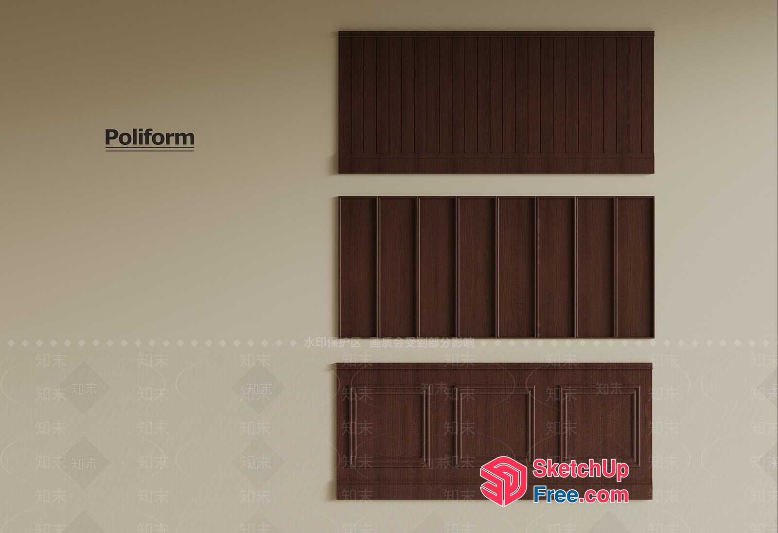 Poliform Door And Window Design 3D SketchUp File