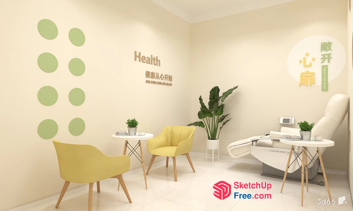 Health Care Center 3D SketchUp File