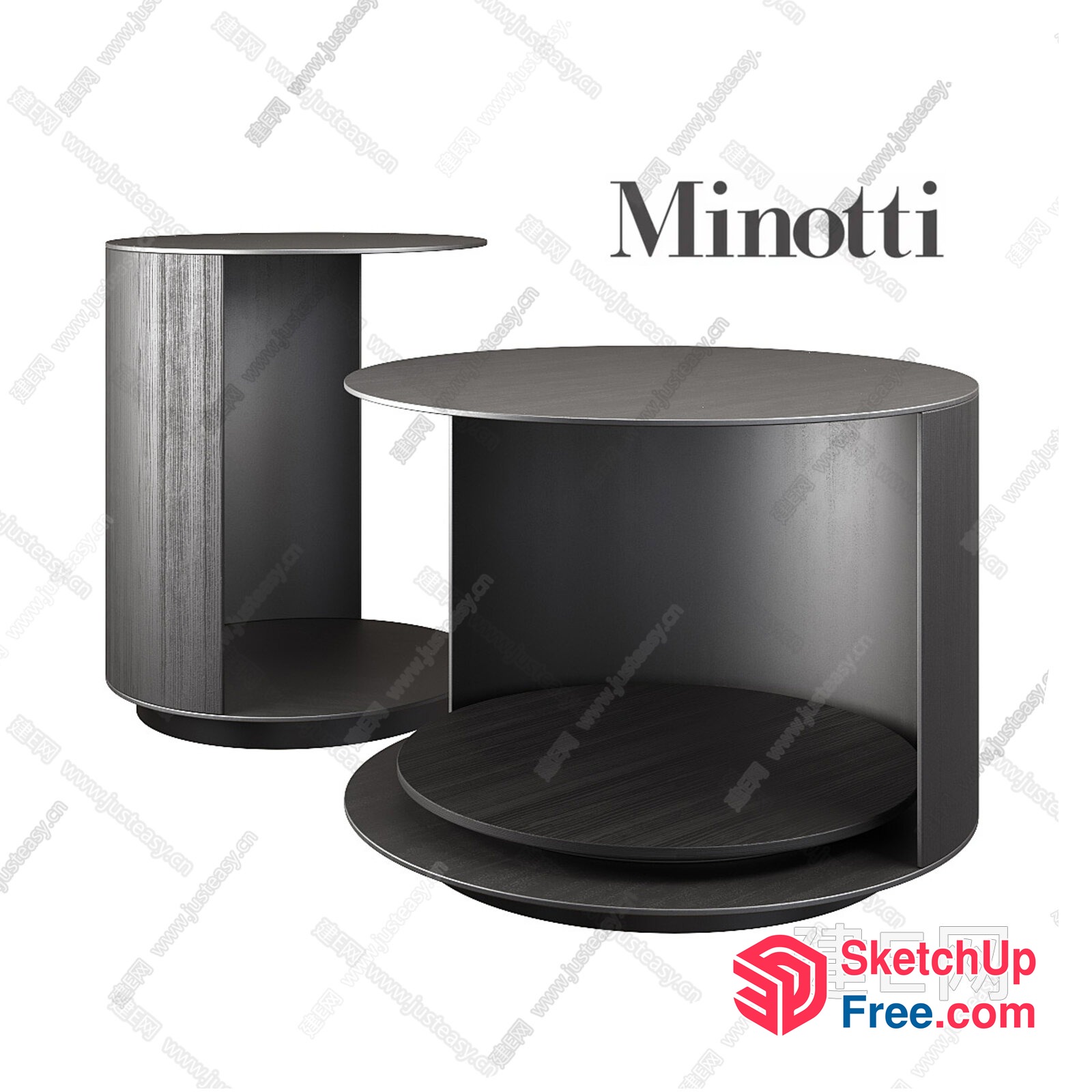 Modern Minotti Furniture Collection 3D SketchUp File
