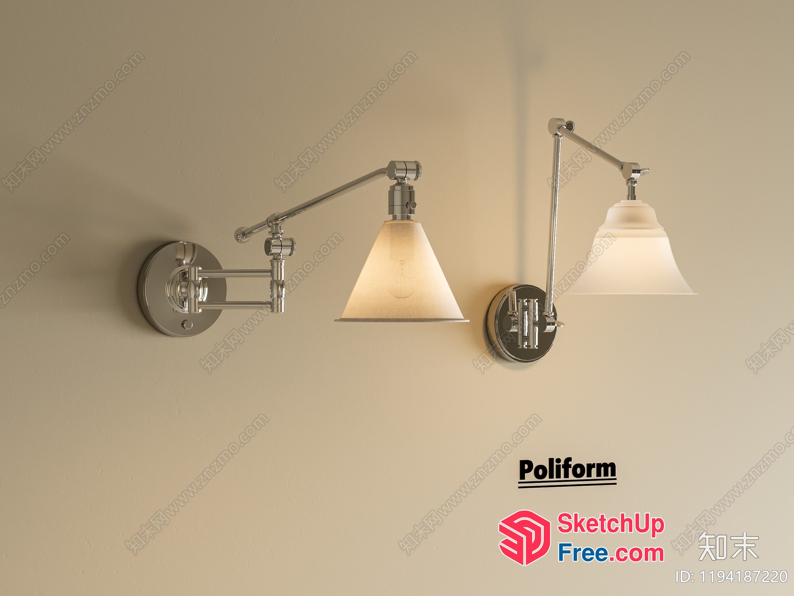 Poliform Lighting Fixtures 3D SketchUp File