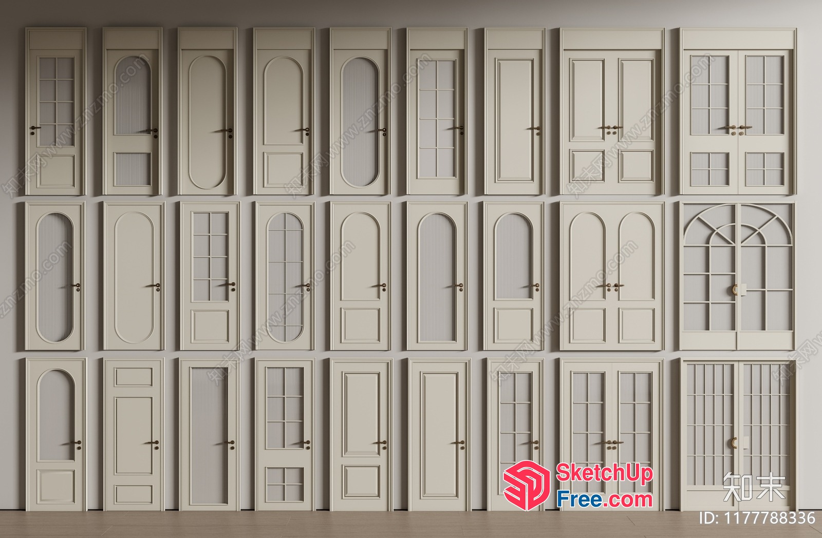 Collection Of Various Doors 3D SketchUp File