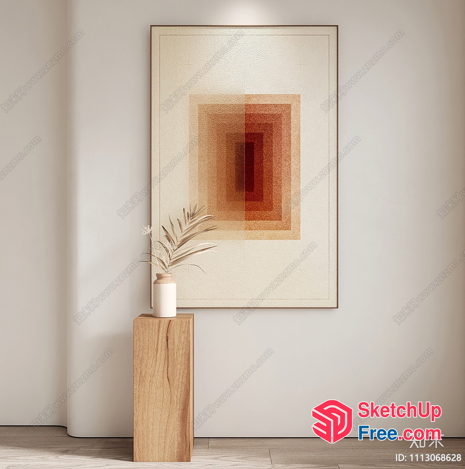 Simple Yet Elegant Interior Design With A Minimalist Aesthetic 3D SketchUp File