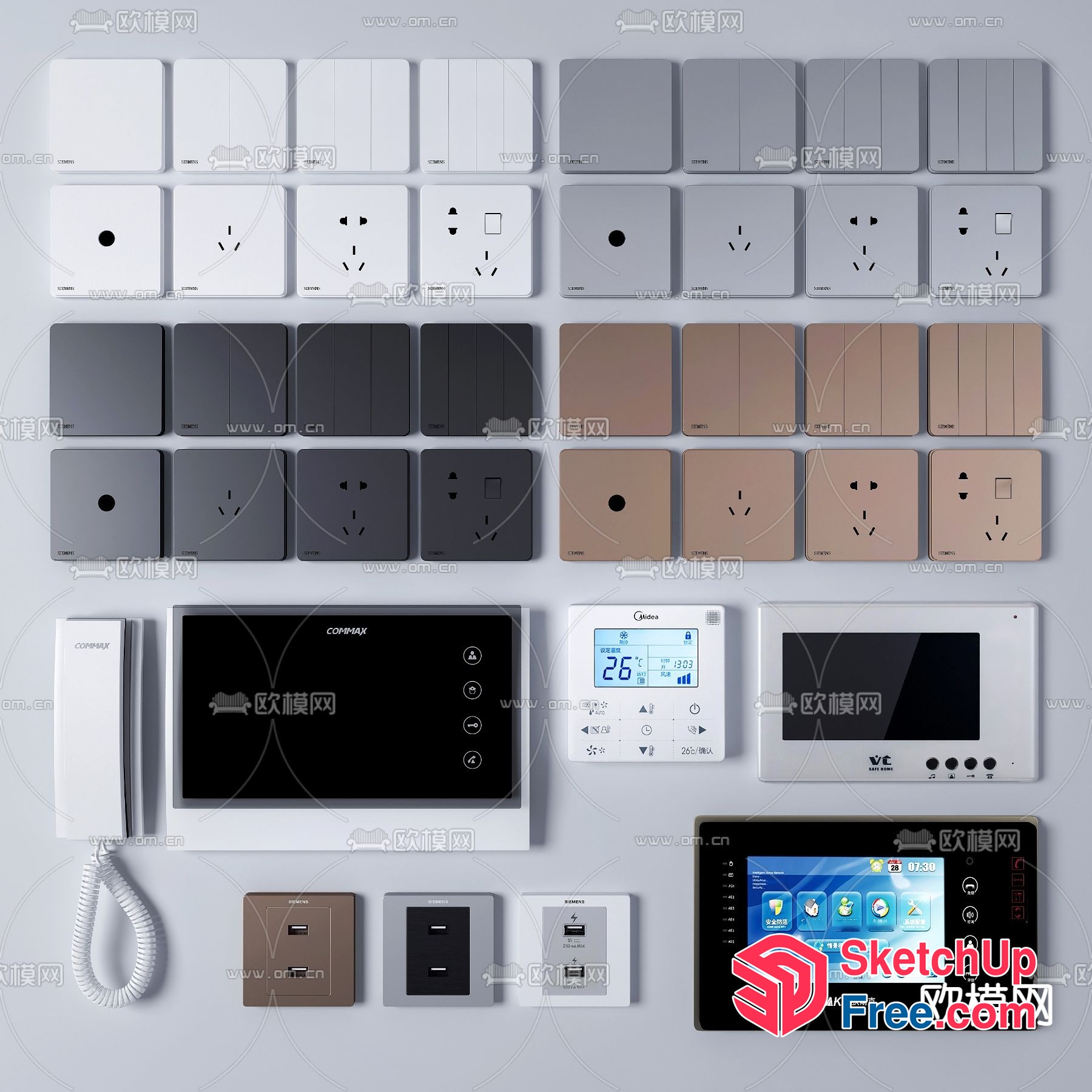 Modern Home Automation And Smart Devices 3D SketchUp File