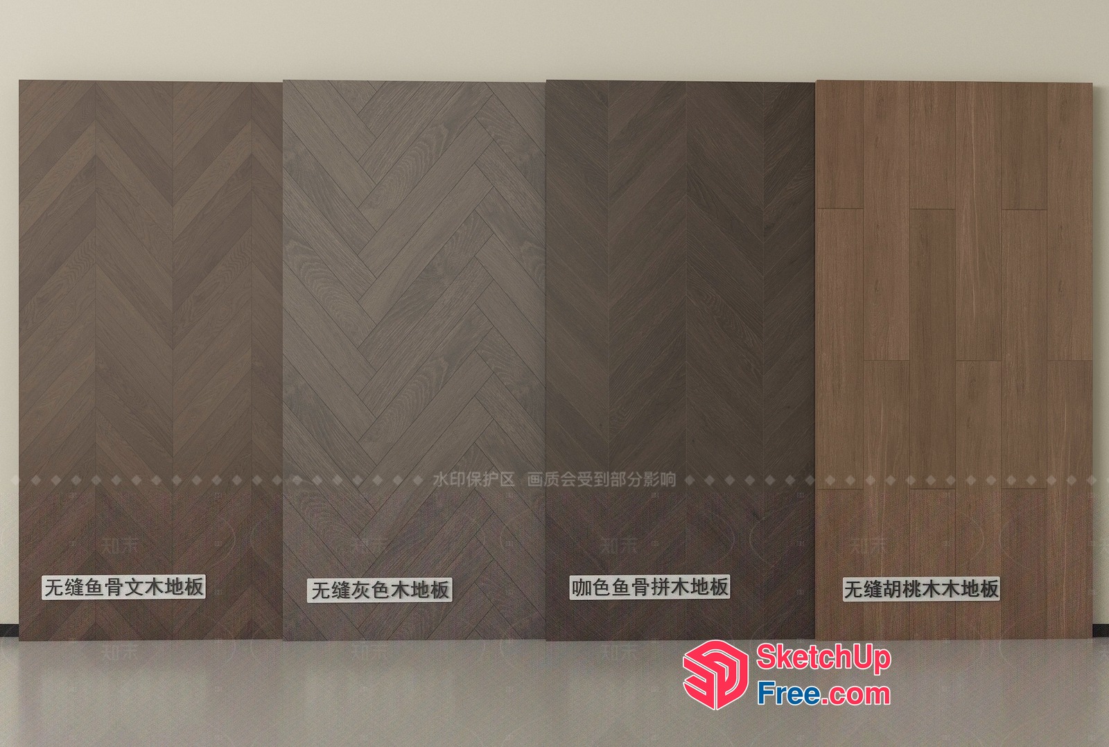 Sample Room Wall Decor Options 3D SketchUp File