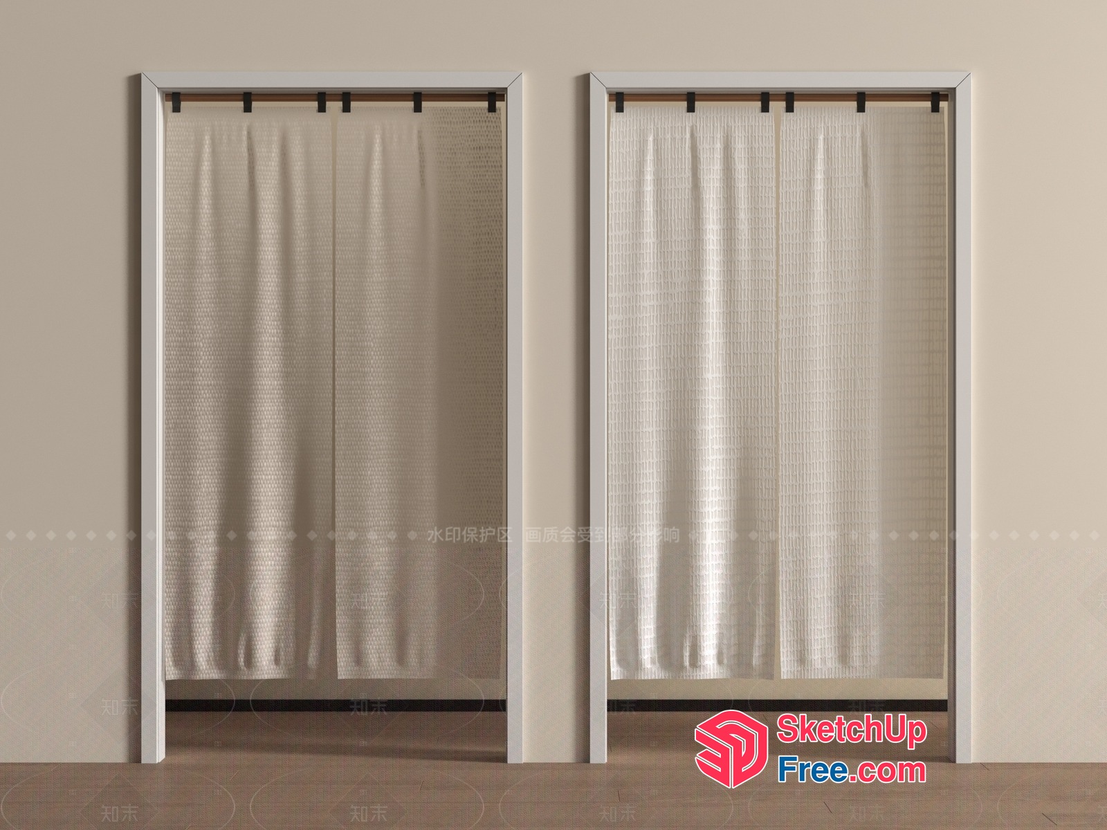 Partition Screen 3D SketchUp File