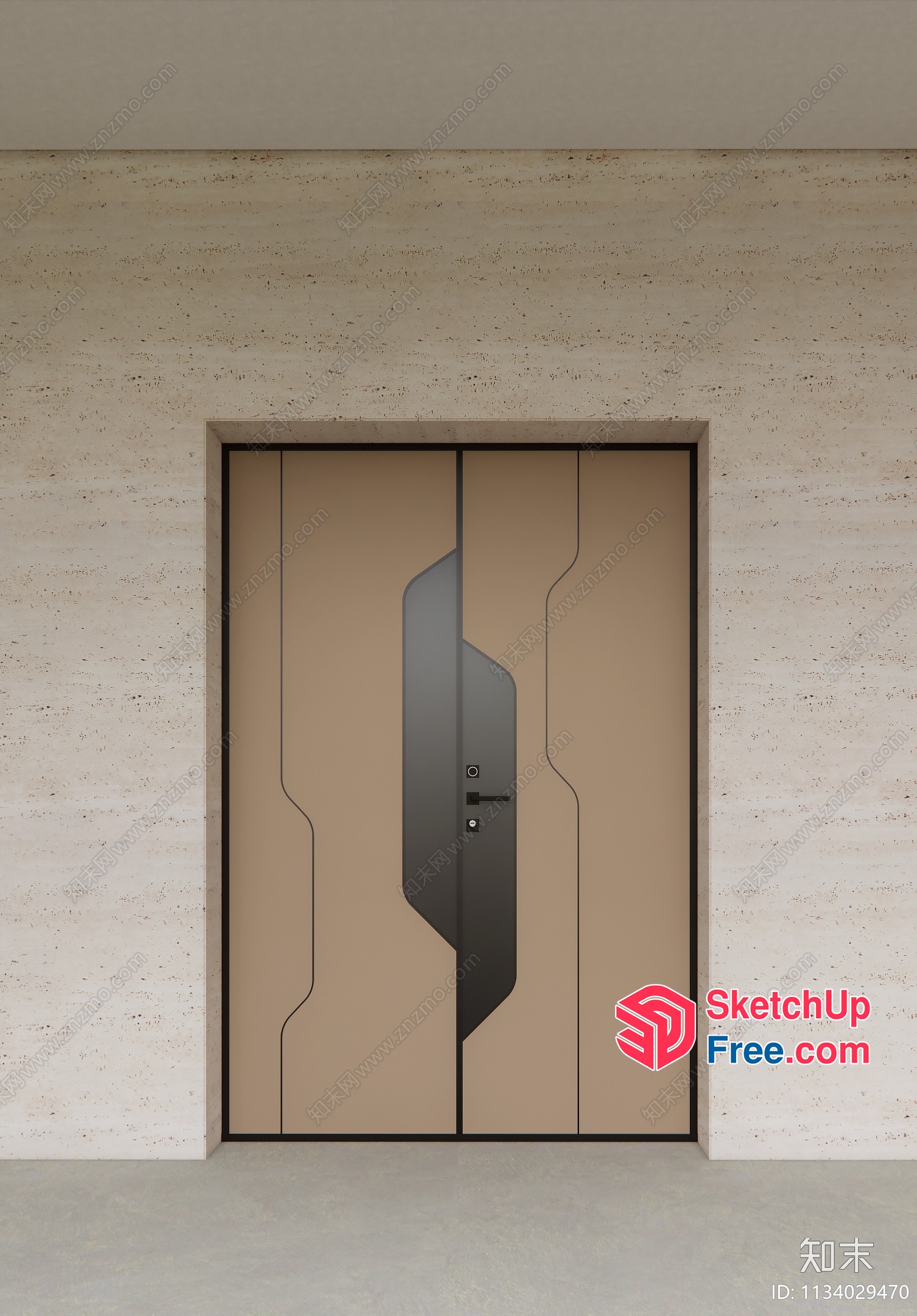 Elevator And Door Combination 3D SketchUp File
